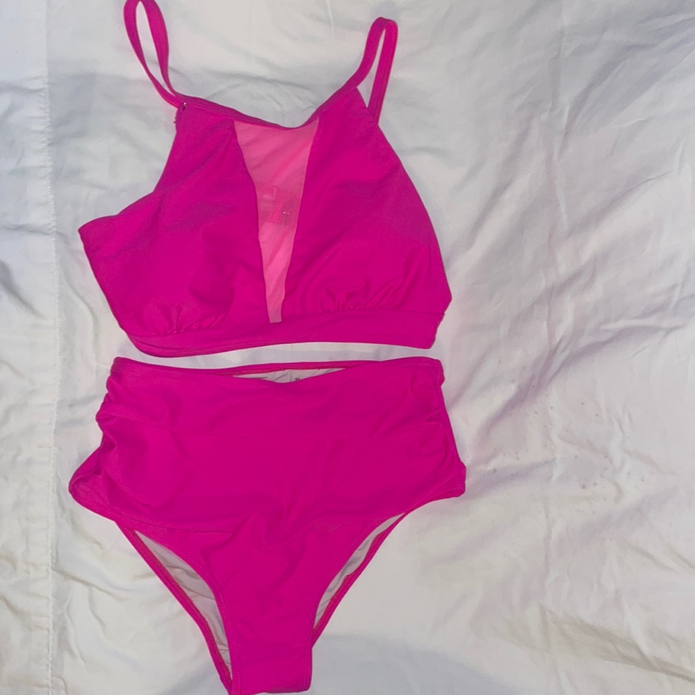 Pink bikini